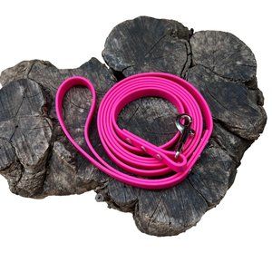 5' 6" USA Made Biothane Dog Leash - 1/2" width - waterproof, stink proof